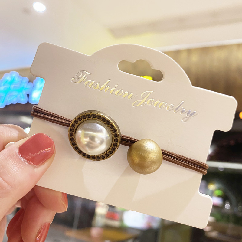 Trendy hair ties, hair accessories, rubber band hair bands, adult female students, Korean version, simple and cute rubber band hair ties, Instagram pic 6