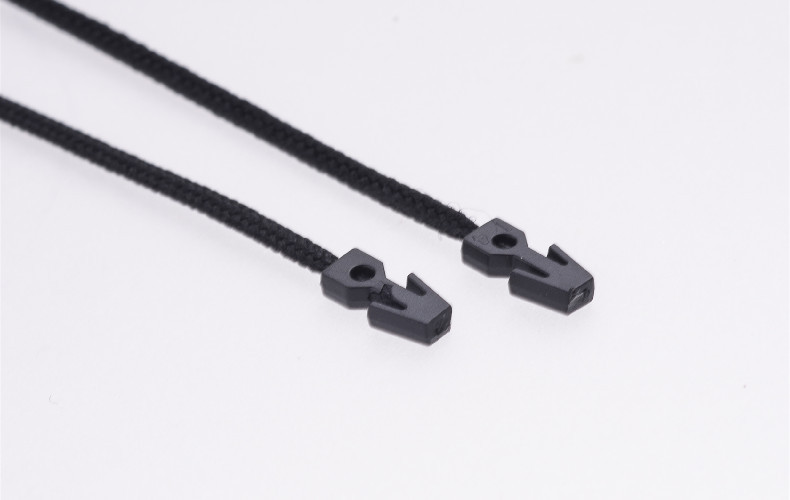 厂方直供小方头线扣吊牌挂绳蜡线编织线吊粒通用吊牌绳扣服装吊绳详情5