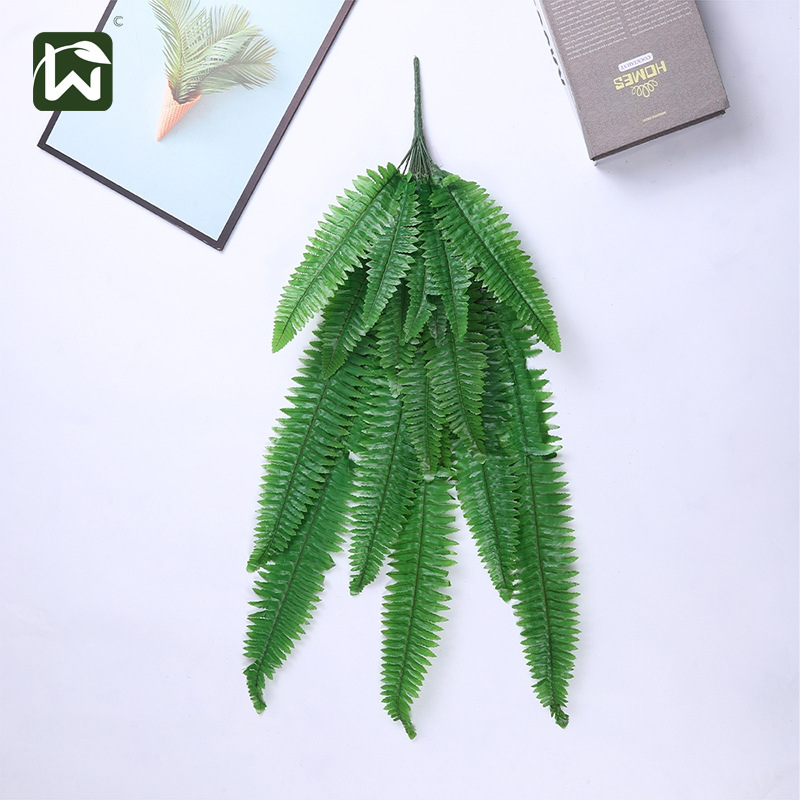 Wholesale of artificial Persian leaf plants for wall hanging, ceiling decoration, artificial green plants, and fern leaves for landscaping pic 8