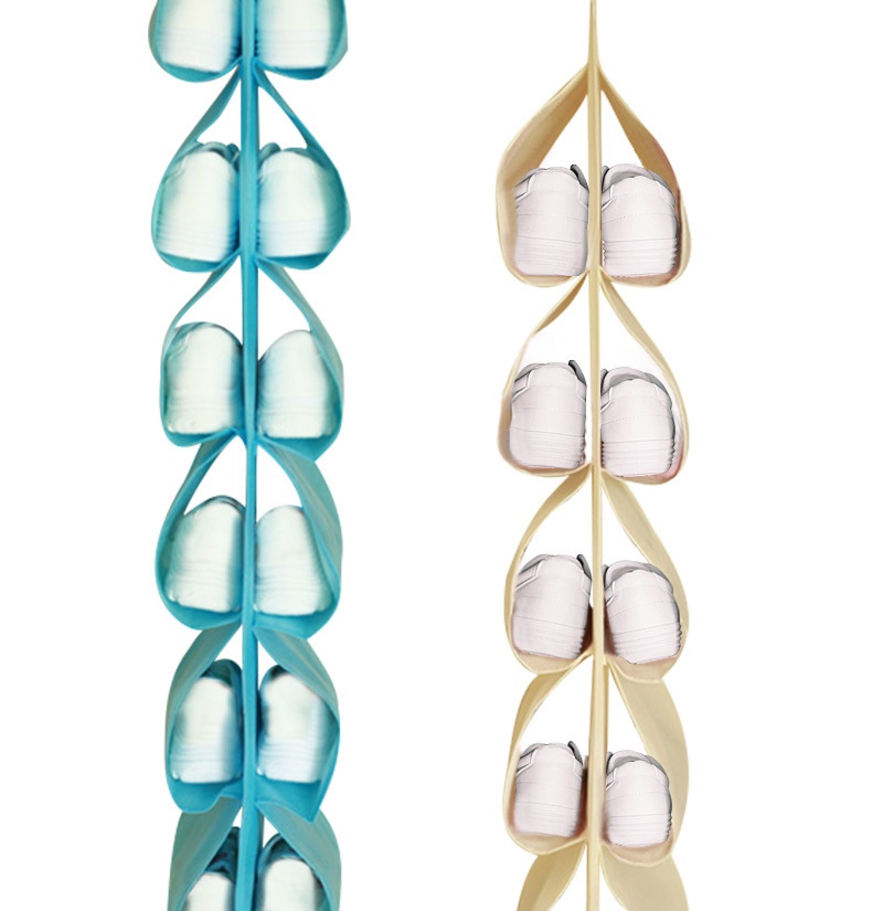 鞋子收纳储物挂袋墙挂袋内衣物多层衣柜鞋架立体悬挂门后置物袋详情3