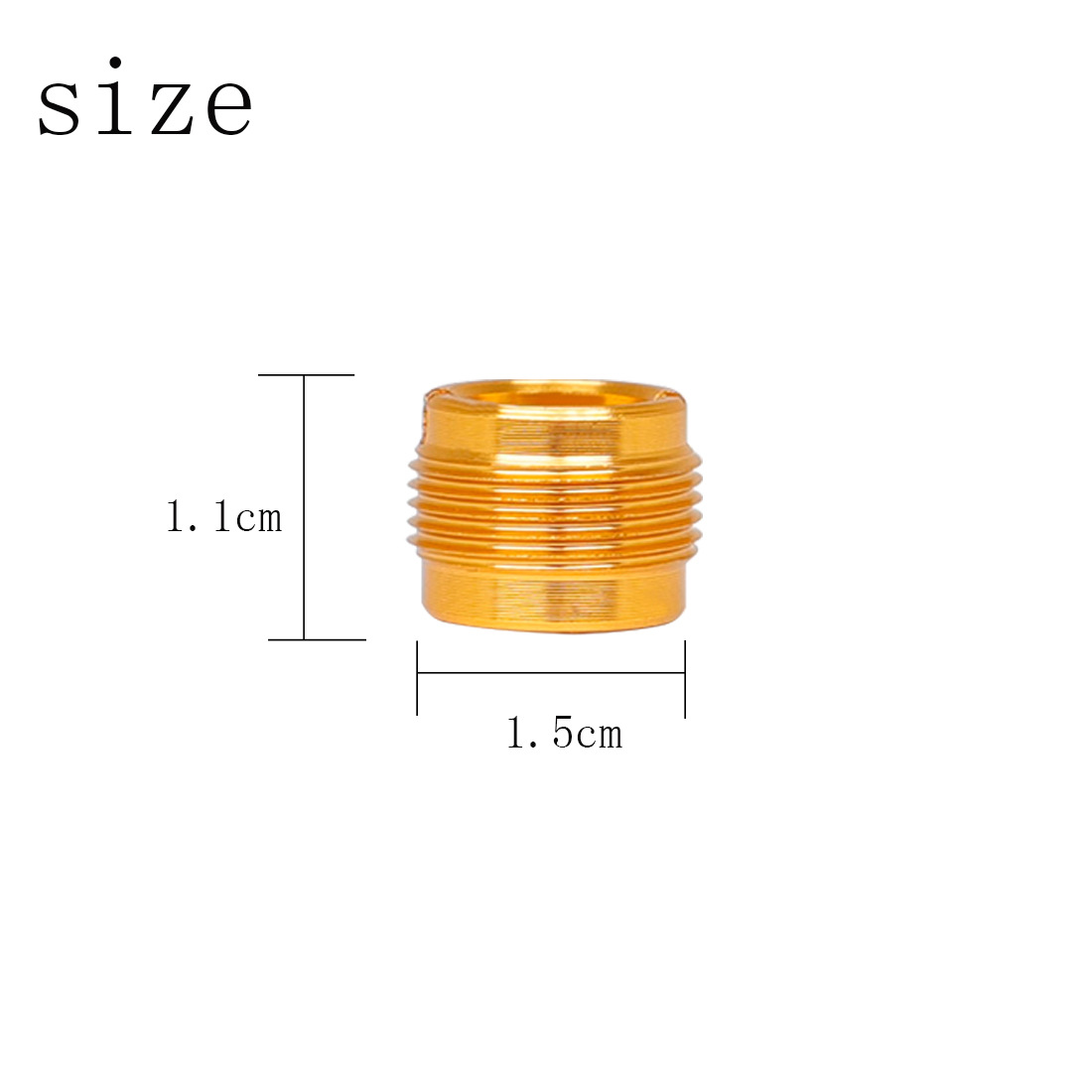 批发麦克风话筒夹转接螺丝两个装3/8转5/8直播悬臂支架防震转接头详情3