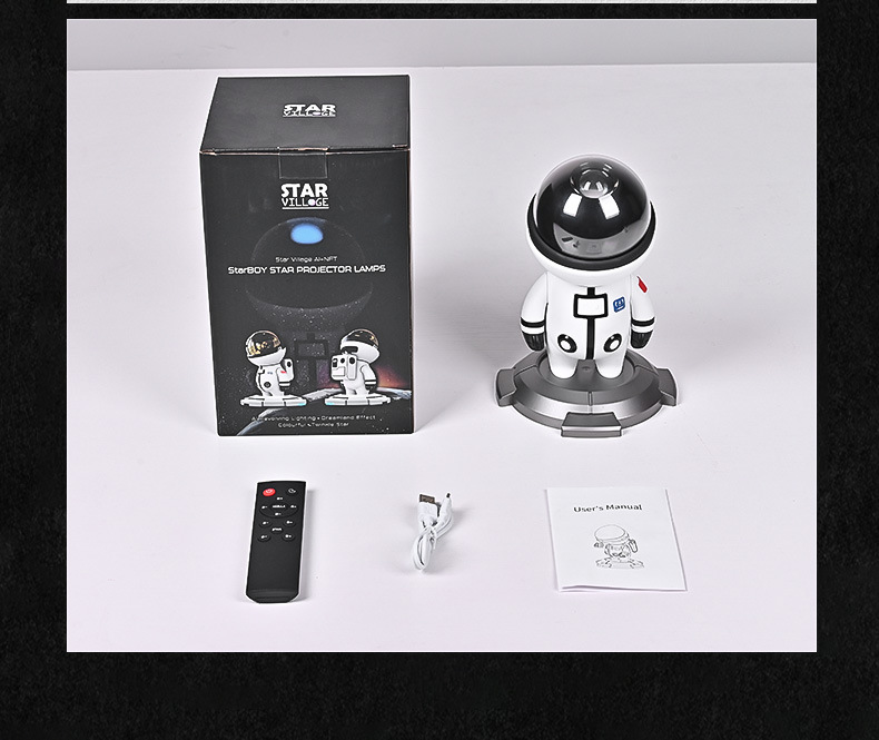 Cross-border new astronaut starry sky projector Night light laser Qixi Festival atmosphere Starry sky Astronaut projection light pic 5