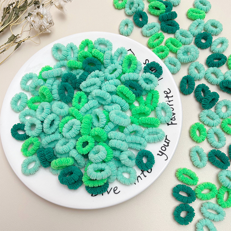 婴幼儿扎头皮筋女童宝宝弹性好不伤发毛巾圈发绳儿童可爱耐用头绳详情11