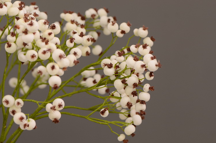 Dongli Flower Industry offers wholesale of artificial flowers for Chinese-style living room, home and dining table decoration. We provide one-piece consignment services for large branches, multi-headed artificial berries, rose fruits, small white fruits and green fruits pic 7