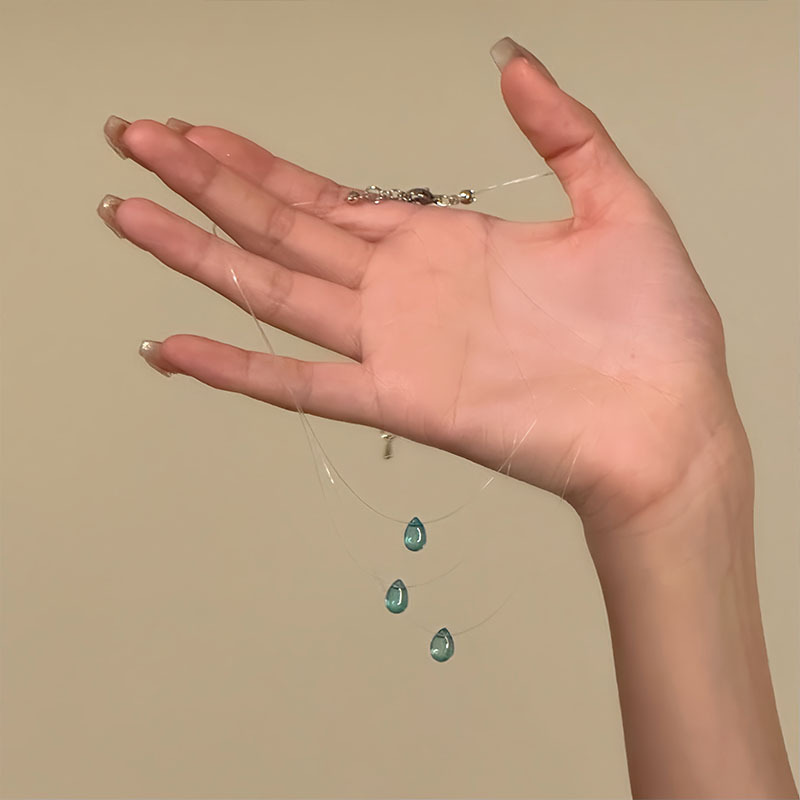 海边沙滩度假风贝壳轻奢项链ins小众设计感配饰编织绳甜美锁骨链详情9