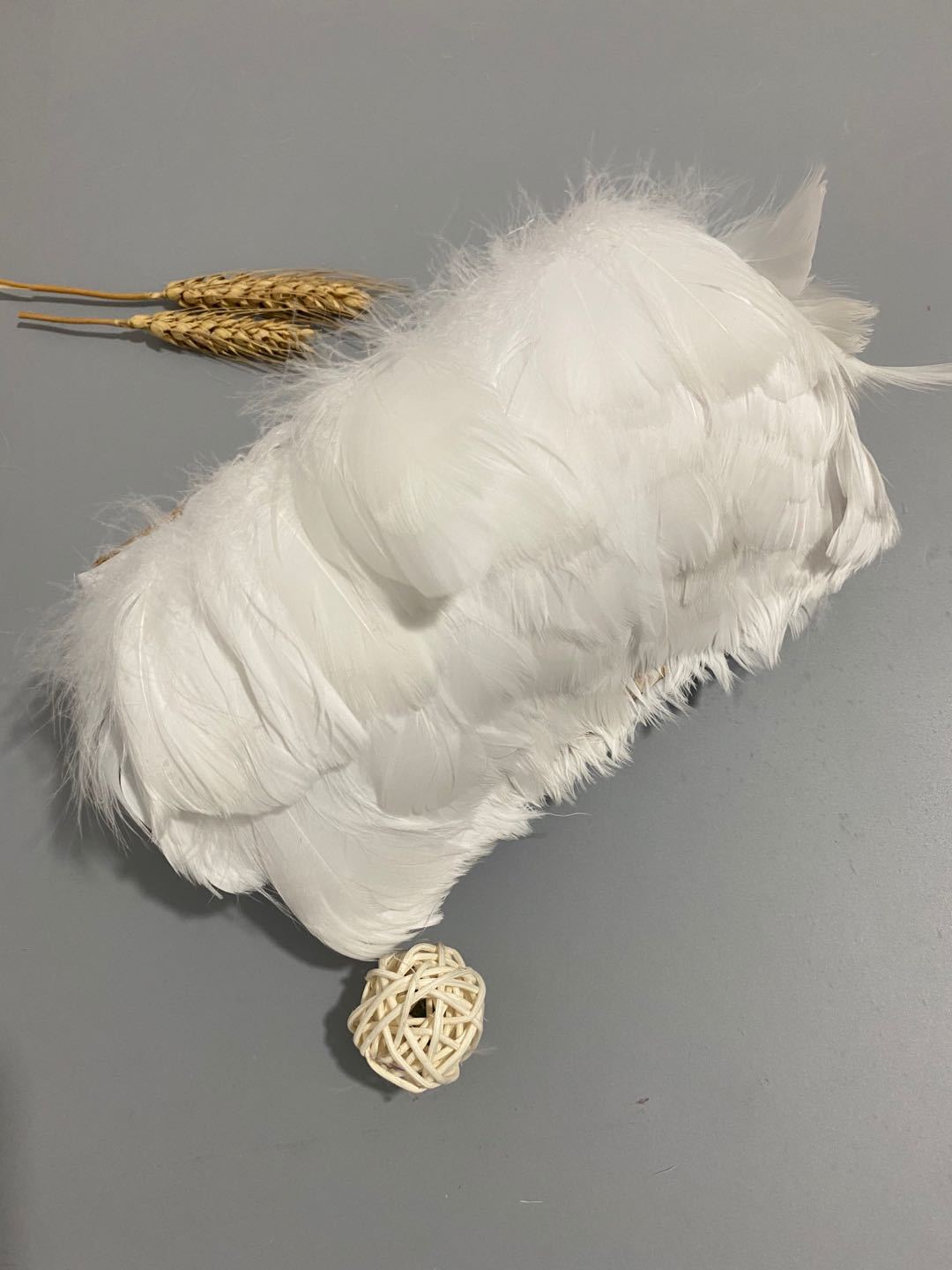 In stock, there are feathered fabric with white goose feathers, feathered edge lampshades, chandelier strips, light strips, decorative clothing accessories pic 16