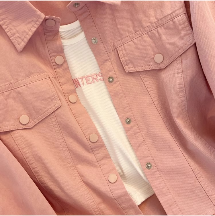 Polo领长袖衬衫女2024春秋新款洋气时尚修身显瘦薄款衬衣外套上衣详情13