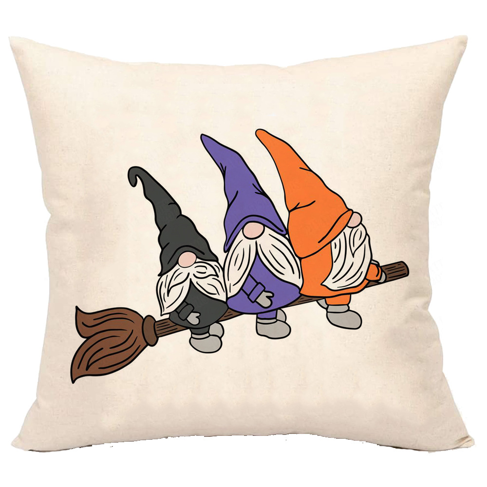 Wholesale of Halloween linen pillowcases with linen patterns pic 9