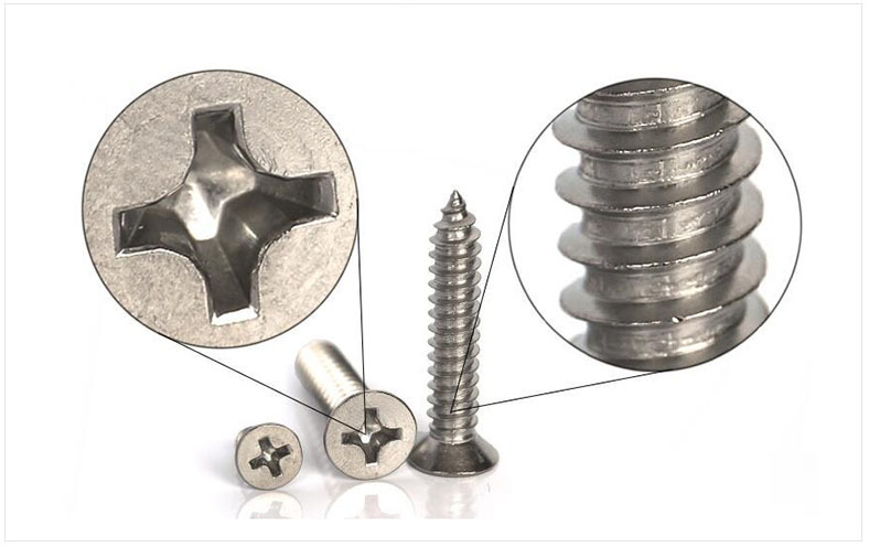 304 stainless steel self-tapping screws, cross countersunk self-tapping screws, self-tapping nails M2, M2, M2, M3, M4, M2.2, M5, M6 pic 9