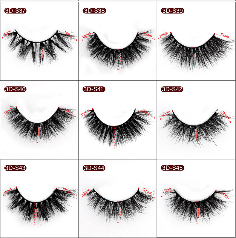 3D mink false eyelashes, multi-layered and thick crossed eyelashes shanilak pic 6