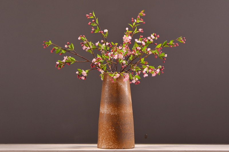 Dongli Flower Industry, the original manufacturer, offers wholesale of high-end artificial flowers, pendulous crabapple, home decoration sample rooms, photography props, and one-piece consignment of crabapple flowers pic 26