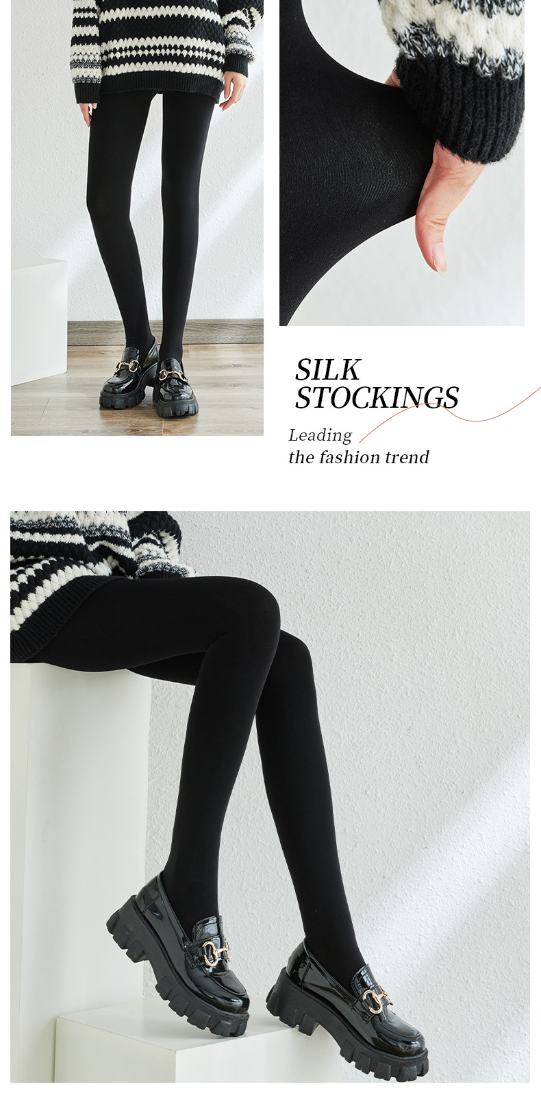 One-piece hair replacement stockings for women, dragon claw fur, sexy flesh color, slimming tummy, lifting buttocks, thin velvet, no fraying, black silk pantyhose, bare-leg pantyhose, one-piece hair replacement pic 8