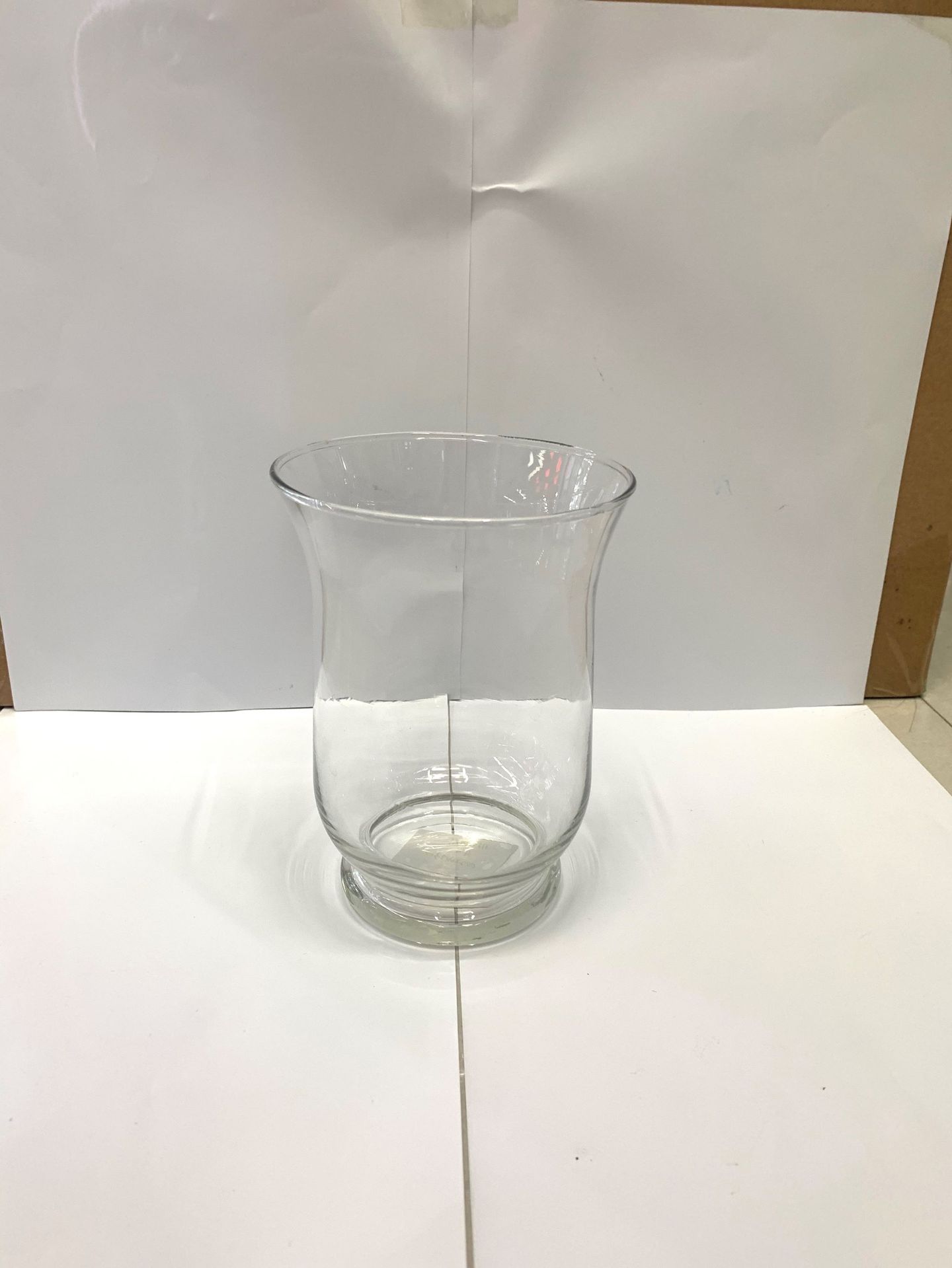 厂销透明玻璃风灯喇叭口透明玻璃杯 腰鼓型风灯薰蜡烛杯DIY烛台杯详情3