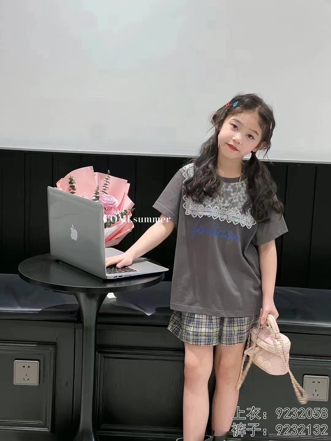 女童短袖T恤夏季2023新款中小童休闲洋气儿童装短袖详情6