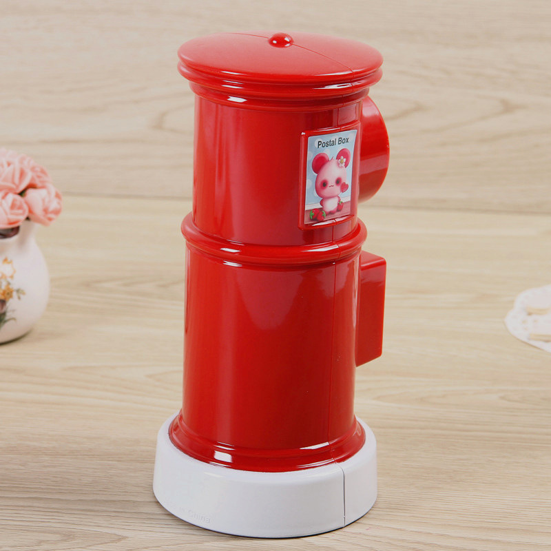 Self-owned brand retro mailbox, personalized decorative item, ironwork giant piggy bank that can be stored and retrieved, creative home large piggy bank, piggy bank style piggy bank design pic 9