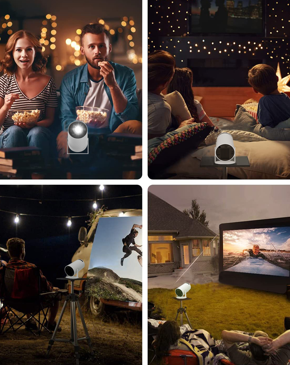The new HY300 projector model is a portable mini projector for home dormitories, available for Android and high-definition cross-border use pic 12