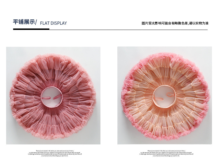 2024新款tutu裙半身裙儿童蓬蓬裙凸凸裙二代加蓬款女孩蛋糕裙子详情12