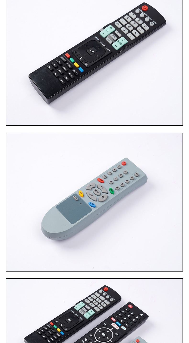 Anhui manufacturer TV remote control English Version Multi-purpose Infrared Smart TV Remote Control pic 8