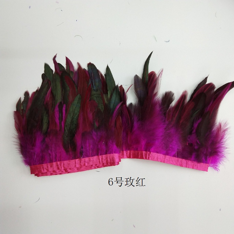 Feather fabric straps, fabric edges, clothing accessories, woolen strips, diy landscape decoration handicrafts and accessories from the manufacturer pic 12