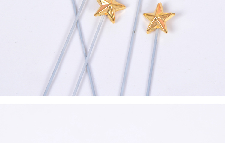 节日用品批发网红创意铂金小星星蛋糕装饰插牌百搭生日蛋糕装饰插牌 5个装详情9