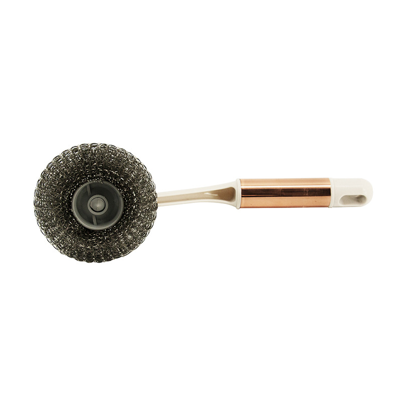Wholesale of kitchen wall-mounted cleaning dishwashing brushes, stainless steel wire and plastic pot washing brushes pic 5