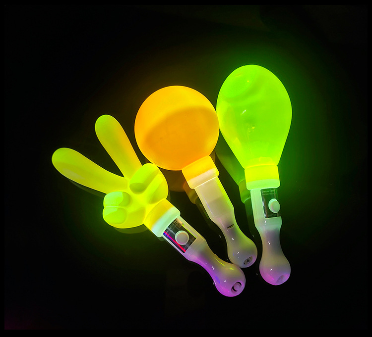 发光明星应援手势荧光棒演唱会助威道具闪光星星爱心棒手灯棒批发详情22