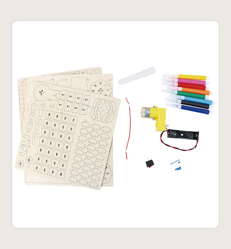 DIY太空舱实验室航天模型木制拼装科技小制作STEM手工玩具材料包 附赠实用腰带 收纳方便详情4