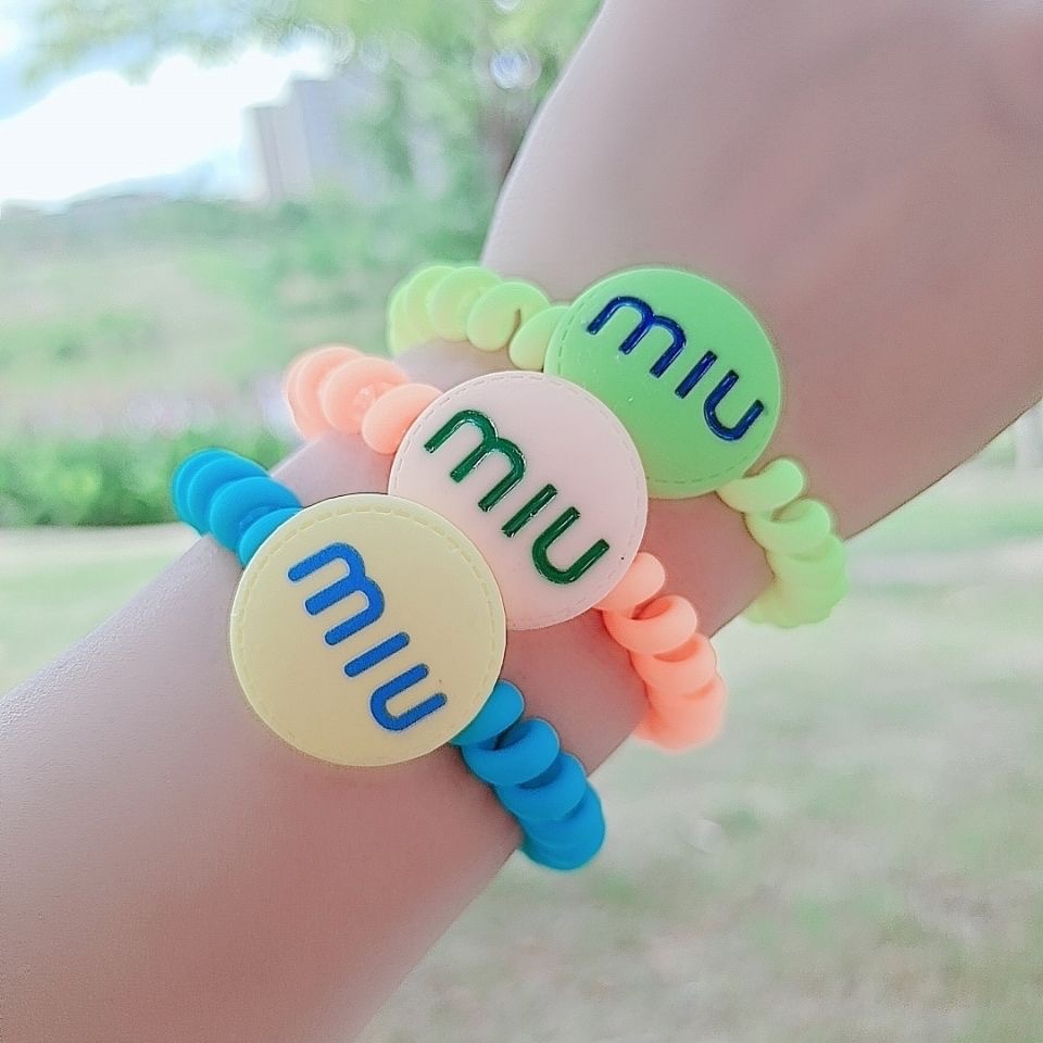 Candy miu phone lanyard, phone ring, telephone line, hair ring, hair rope, high-elasticity rubber band, hair tie, ponytail hair rope, hair accessory pic 3