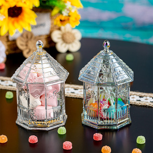 Green Classic Japanese Hammer patterned glass sealed Jar, Creative bamboo and wood tea jar, seasoning jar, storage jar, Kitchenware pic 3