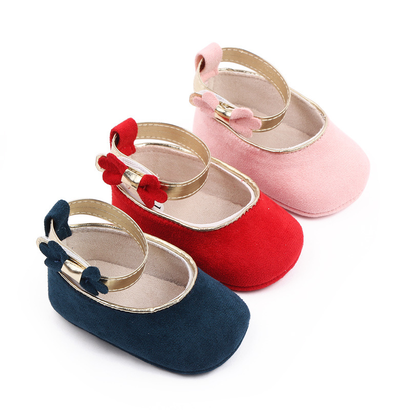 0-1 New anti-slip baby shoes, Princess shoes, soft-soled baby shoes, anti-drop walking shoes, baby shoes M22-12 pic 2