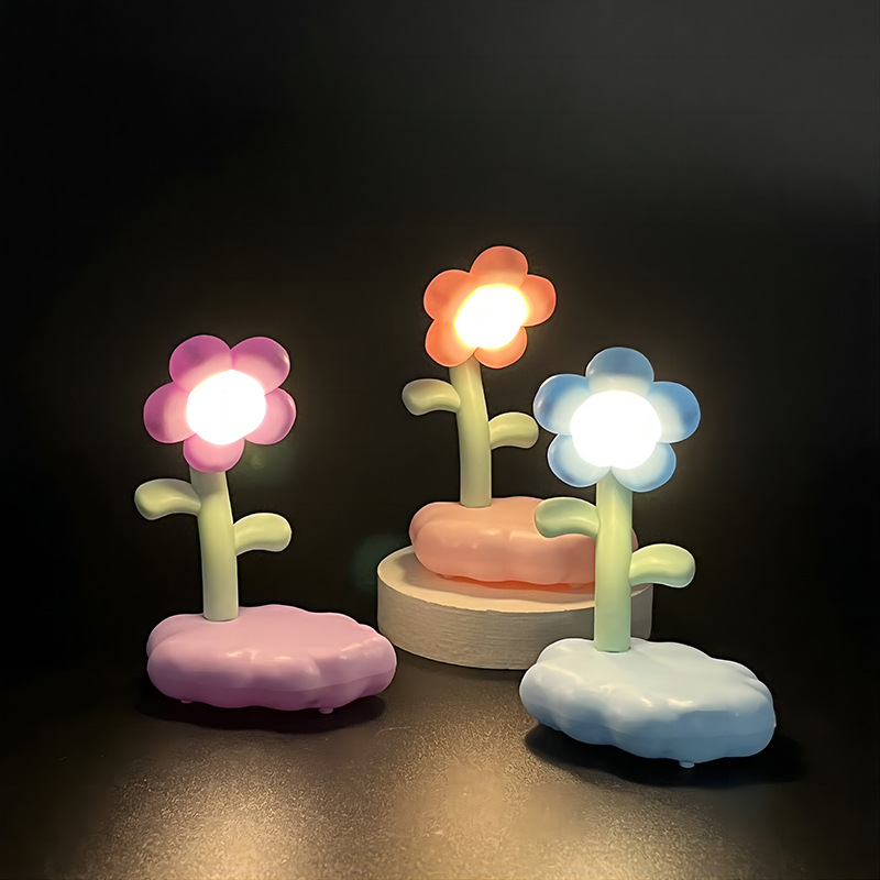 DIY手工小夜灯工玩具装饰台灯甜美可爱云朵太阳花发光玩具儿童手详情2