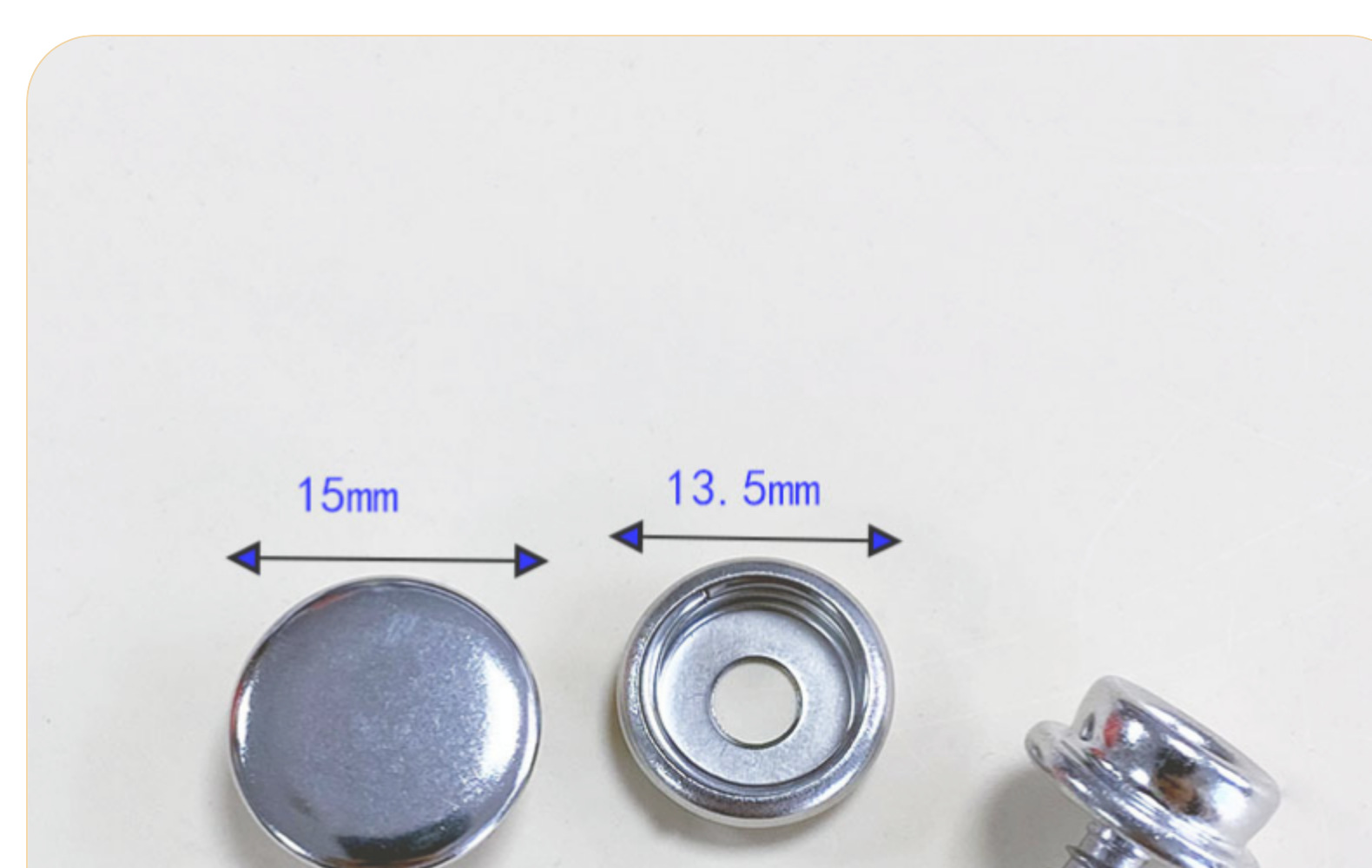 家具游艇帐篷用不锈钢质自攻螺丝+钮扣组合螺丝四合扣螺丝大白扣详情1