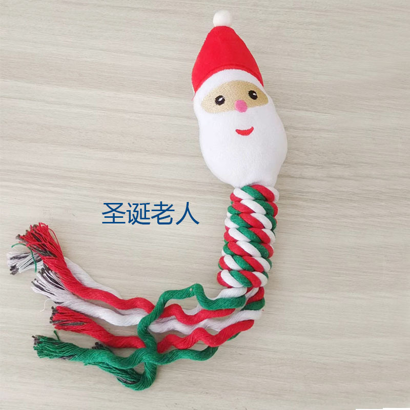 工厂跨境货宠物磨牙洁齿发声耐咬吱吱叫毛绒玩具狗狗解闷卡通玩具详情14