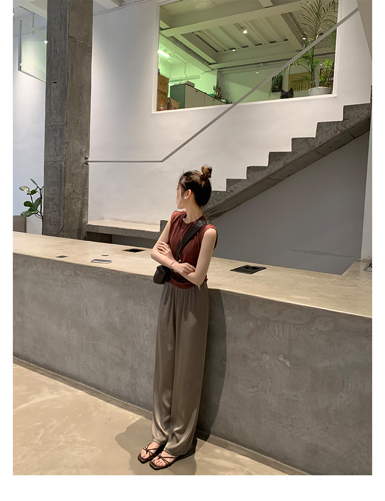 羊皮版葡萄妈同款法式方头高跟鞋细带粗跟平底拖鞋女夏季扭结凉拖详情29