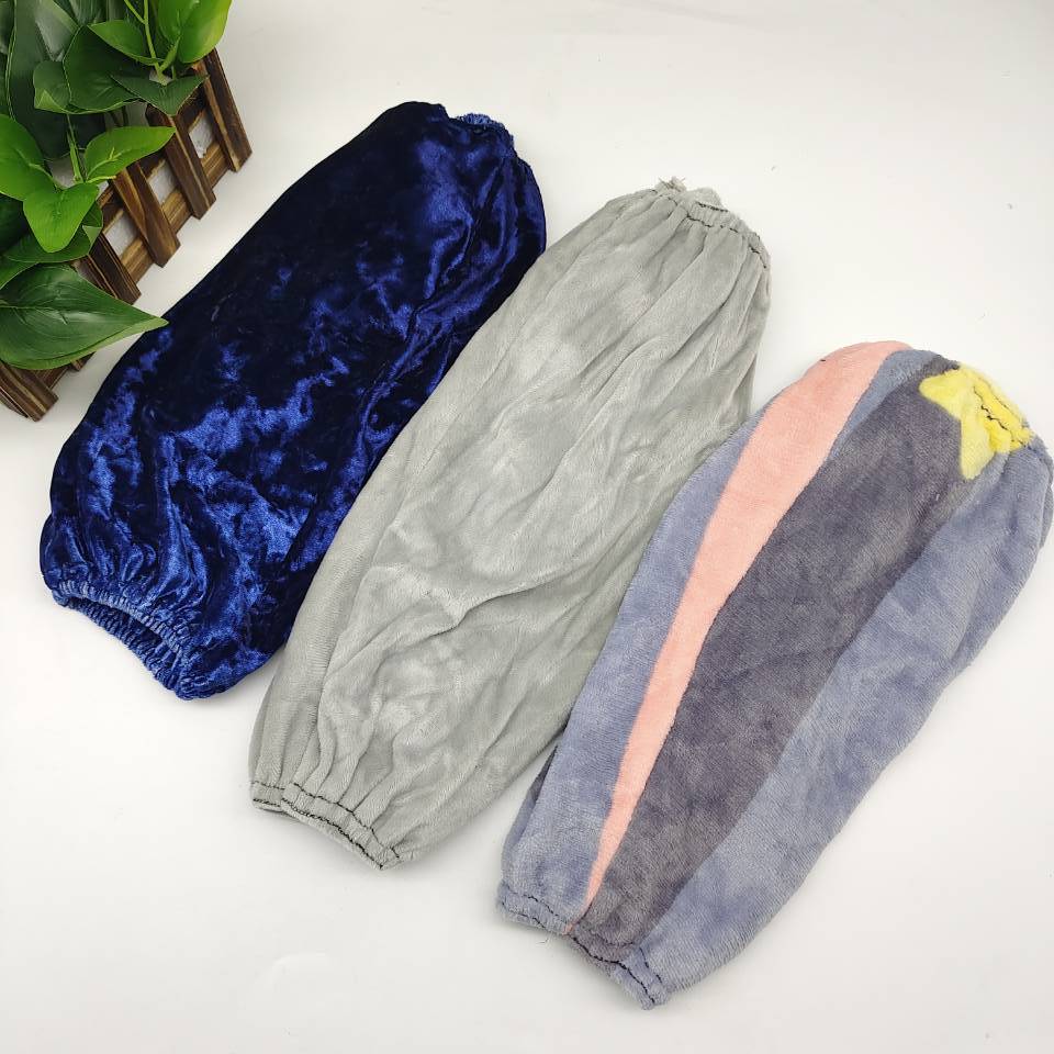 Plush fabric sleeves for adults, long sleeves, clean cuffs, cleaning, labor protection, household chores, stain-resistant and dirt-resistant fashion covers wholesale pic 15