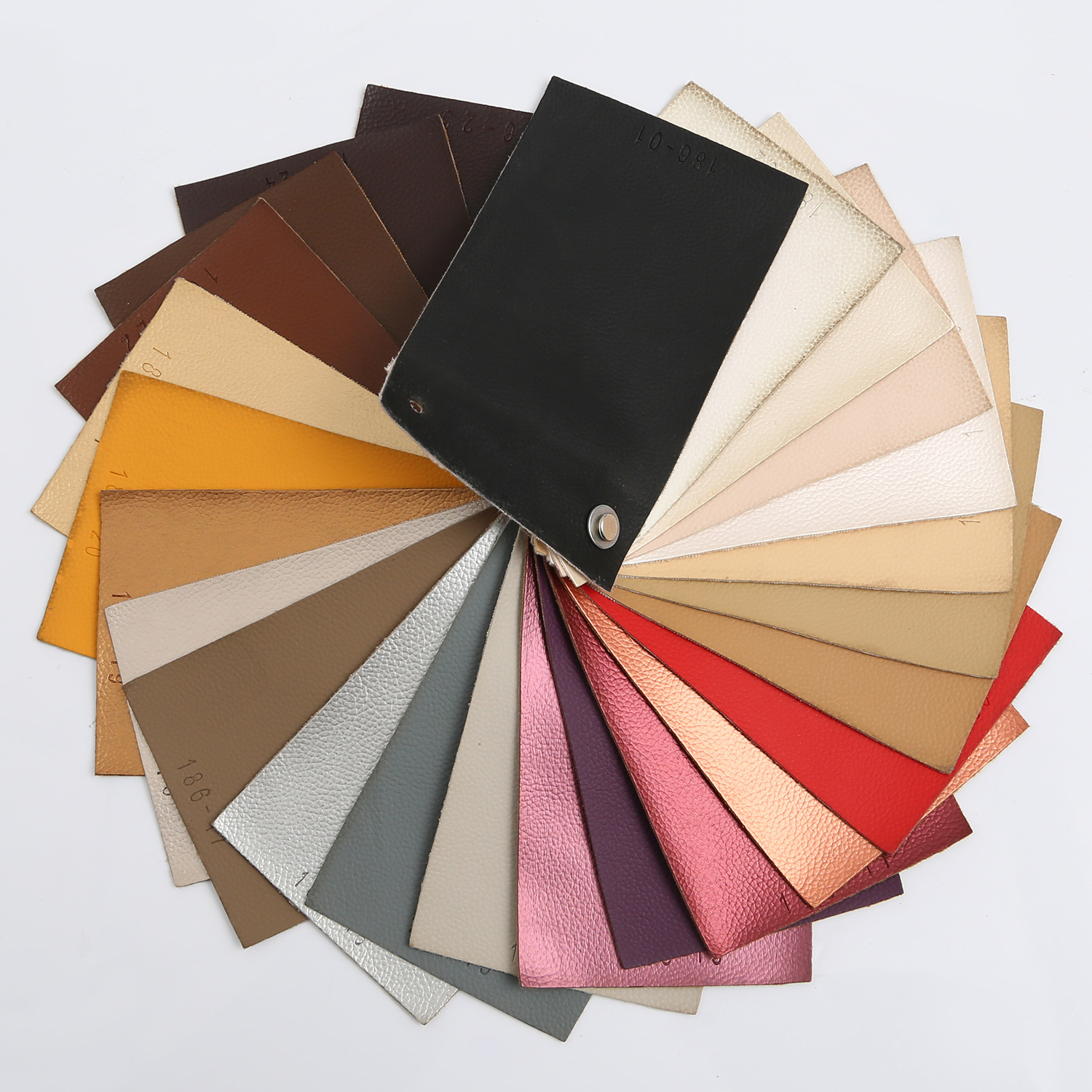 1.5mm沙发软包家居皮革面料 半pu皮子手工仿皮料硬包人造革批发详情1