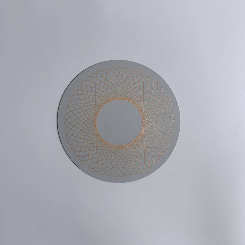 nhhuahu high-temperature resistant, washable and oil-proof table mat, 20cm round silicone heat insulation pad, wound texture induction cooker protection pad, placemats and coasters pic 11
