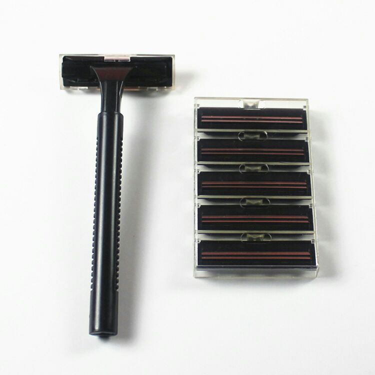 5+1 Disposable manual razor, hair shaver, head changer and blade holder set for hotels and guesthouses for foreign trade purchase pic 11