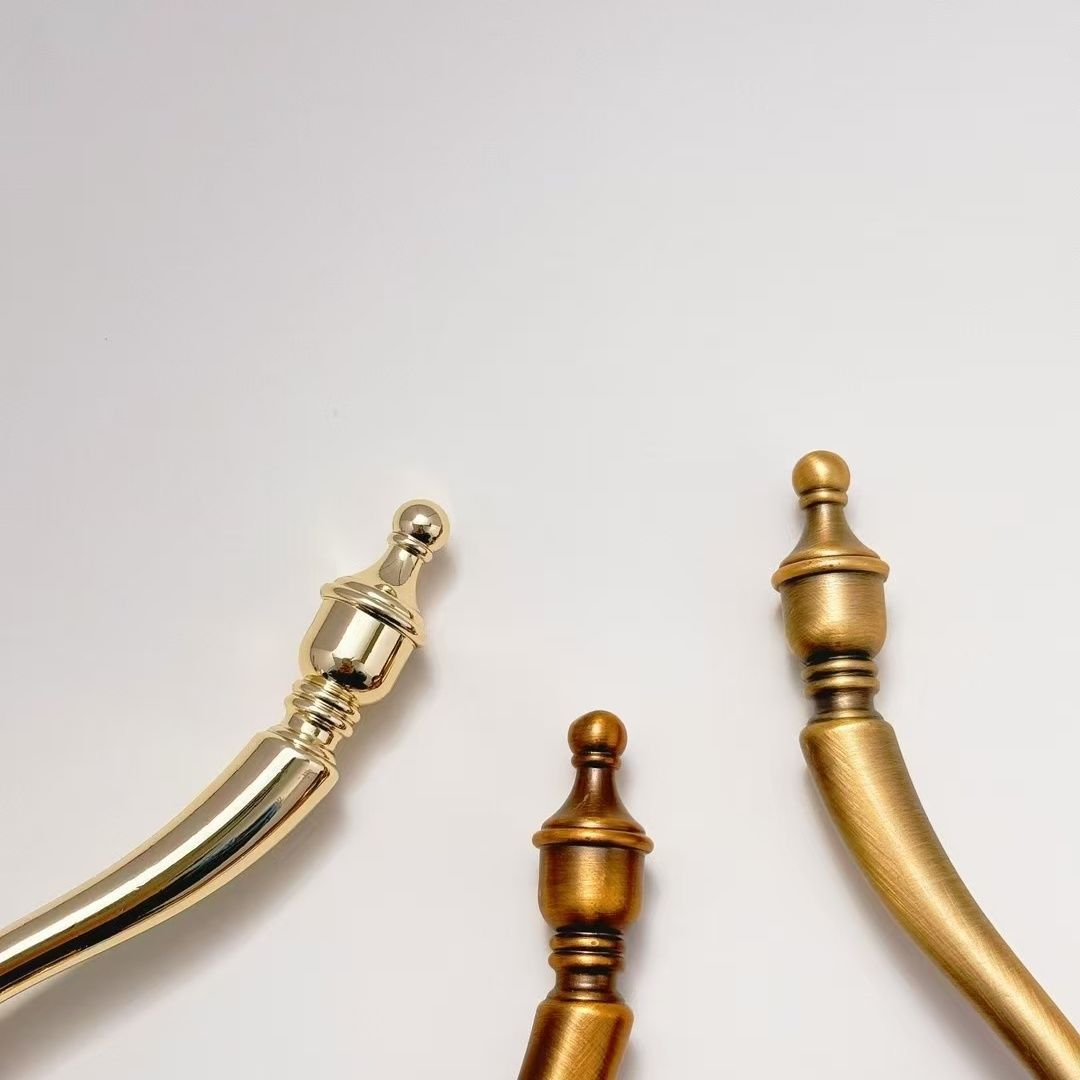 法式仿古挂衣钩实木门后挂钩衣柜衣帽钩玄关墙壁单个挂钩黄古铜详情5