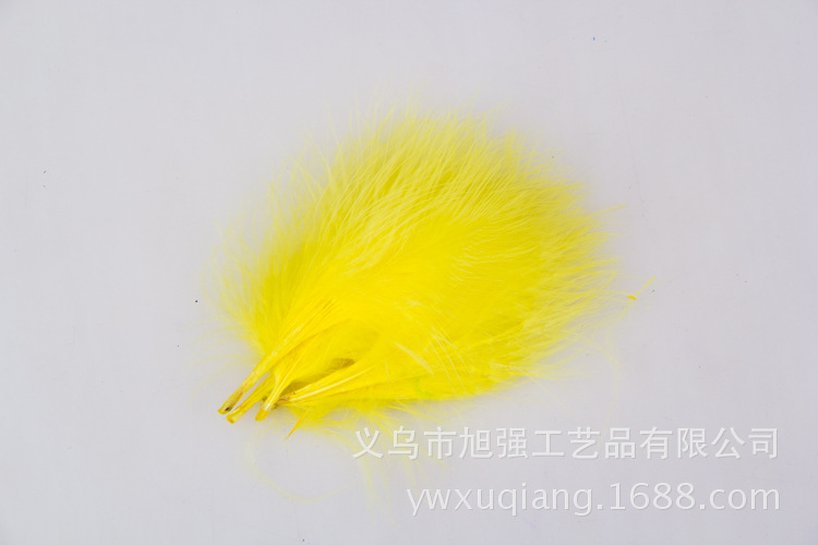 厂家供应火鸡毛DIY彩色血管绒羽毛饰品配件装饰羽毛批发详情12