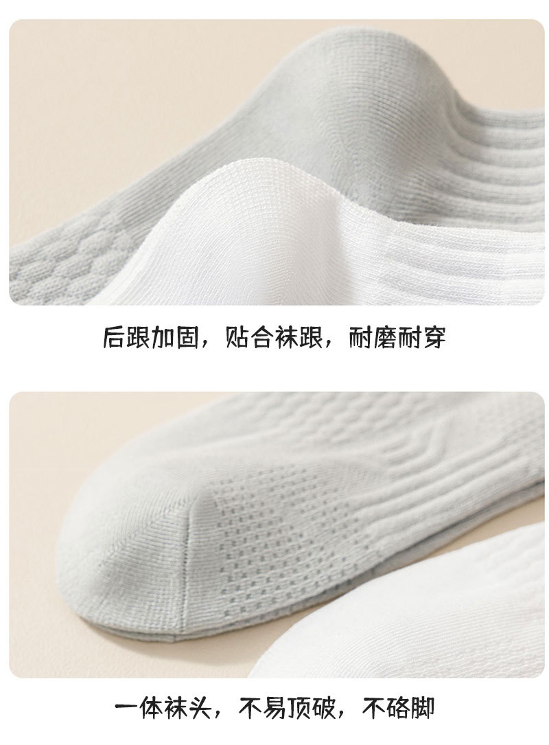 袜子男士防臭吸汗纯棉春夏薄款夏季男袜抗菌短袜透气船袜夏运动袜详情16