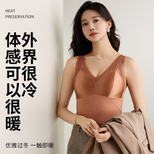 新款大码高弹抗菌贴片无痕内裤女桑蚕丝暖肚贴身高腰女士三角内裤详情13