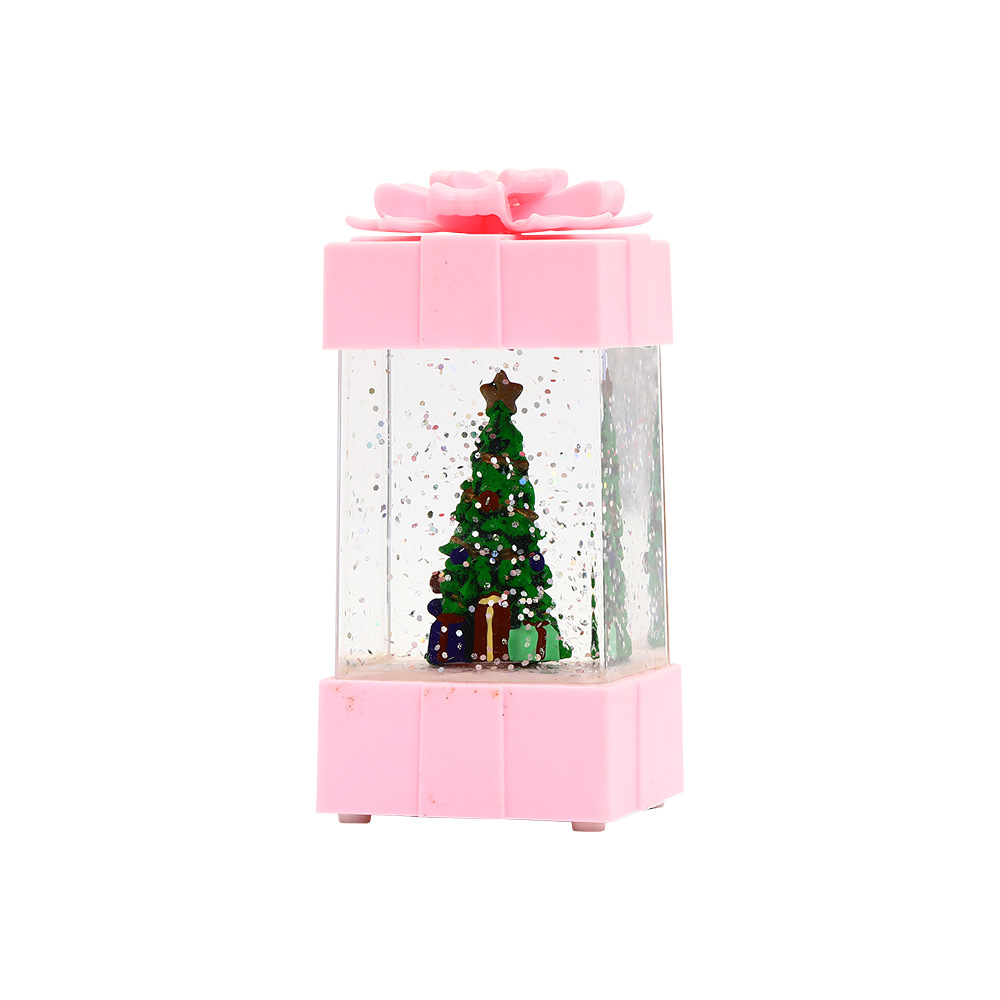 New cross-border water-filled small wind light LED portable Christmas electronic candlestick pic 5