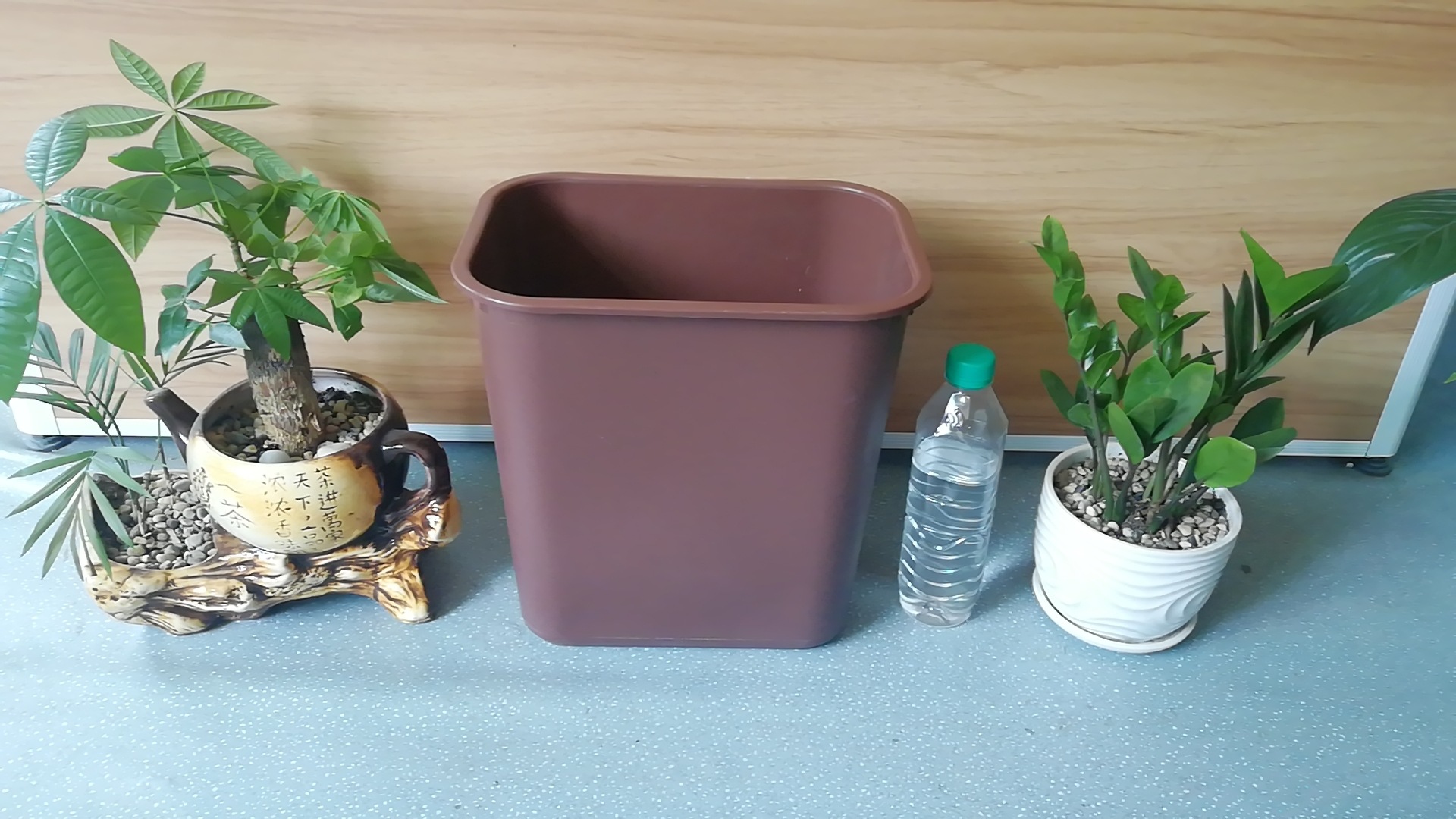 8L small square plastic trash can, 15-liter uncovered trash can for school, hotel, corridor classification, household, indoor and outdoor pic 11