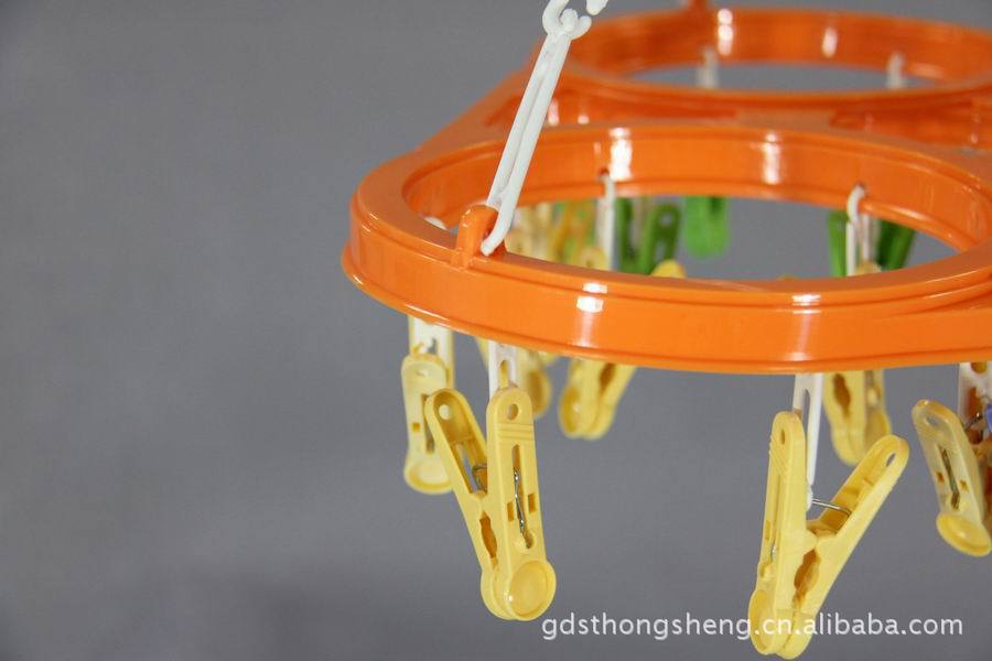 24夹三角形晒架24头内衣袜子毛巾晾晒架 日用品详情7