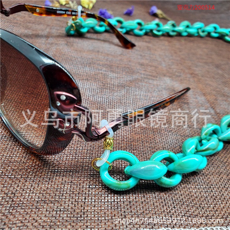 Guochoo nicho premium sentido color gafas cuerda deportes niños máscara cadena auriculares cadena anti-pérdida pic 6