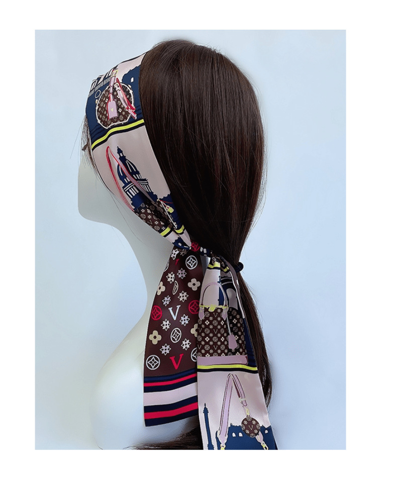 The 2022 best-selling L series for spring and summer features classic black and white combinations with shirts, scarves, suits, ties, and hair ties pic 11