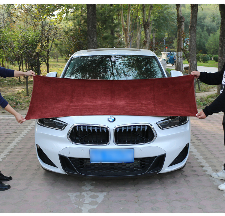 Wholesale car-washing special large car cleaning cloths, ultra-fine fiber absorbent thickened and enlarged car cleaning cloths, large car cleaning cloths pic 16