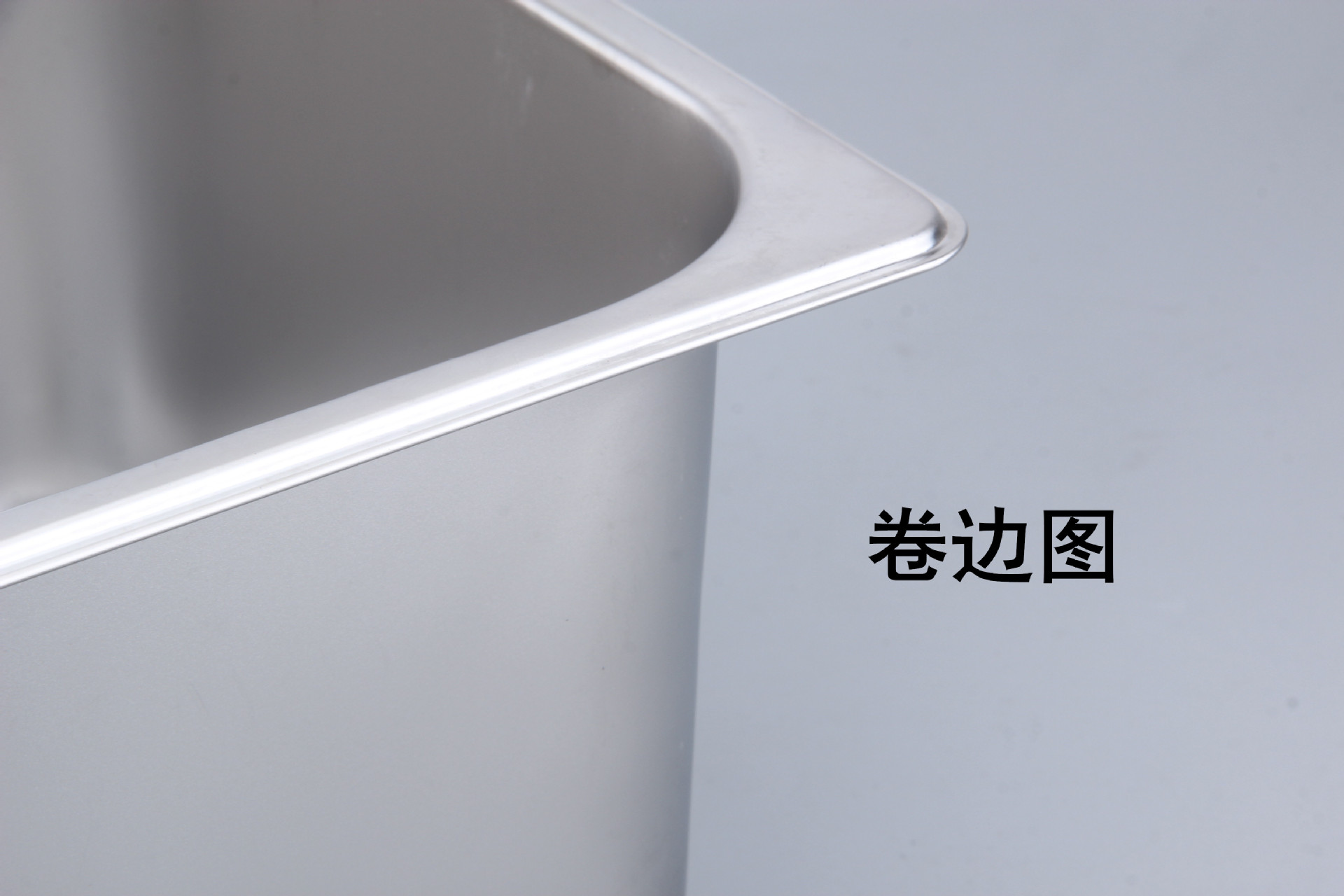 304 stainless steel portion basin, thickened 1/1 portion basin, 1/9 portion plates, commercial buffet basin with lid, square basin pic 22