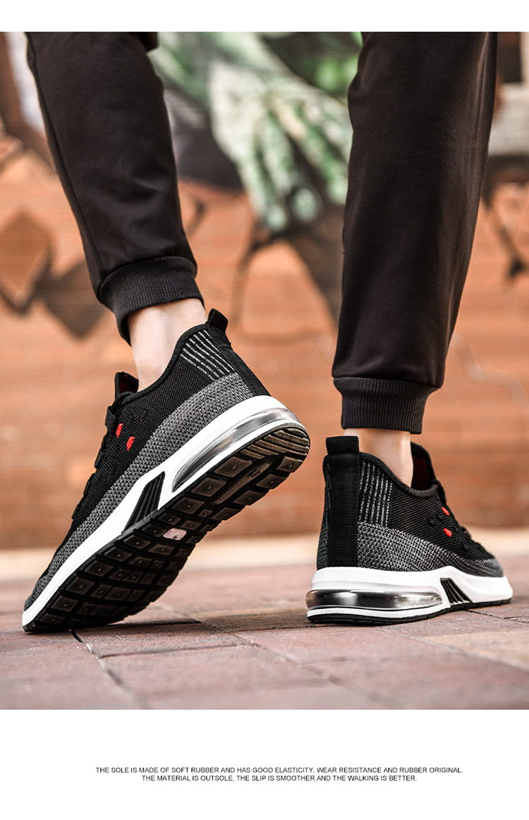 春季新款男士运动鞋 飞织学生跑步鞋 懒人一脚蹬低帮鞋 男鞋详情19